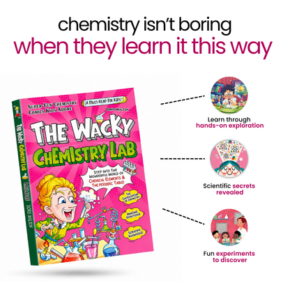 The Wacky Chemistry Lab: A Fun Chemistry Comic Guide for Kids