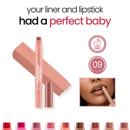 Doubledown Lip Definer - 2-in-1 Lip Liner & Balm