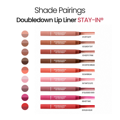 Doubledown Lip Definer - 2-in-1 Lip Liner & Balm