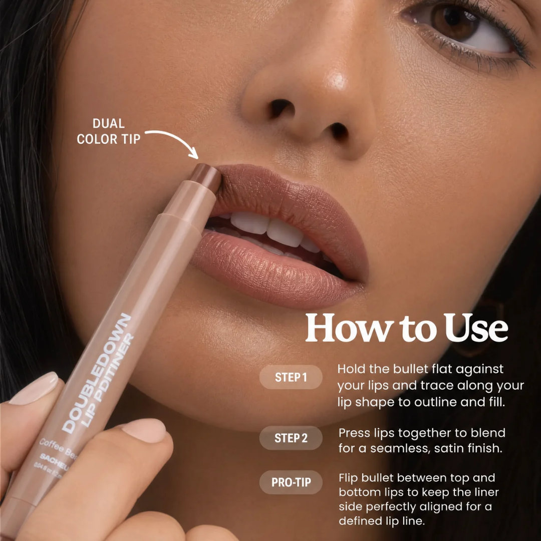 Doubledown Lip Definer - 2-in-1 Lip Liner & Balm