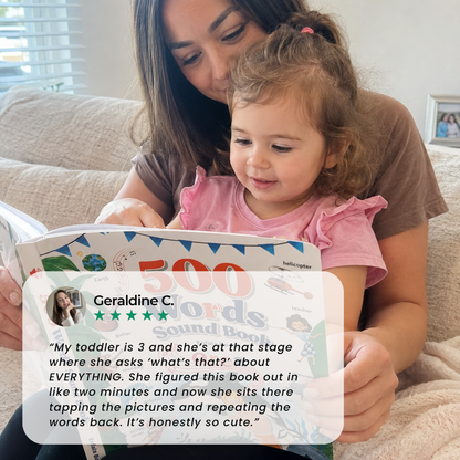 500 Words Sounds Book For Kids