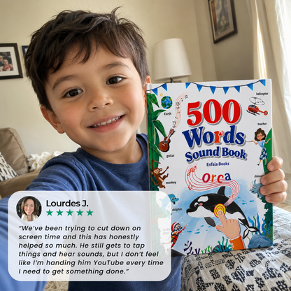 500 Words Sounds Book For Kids