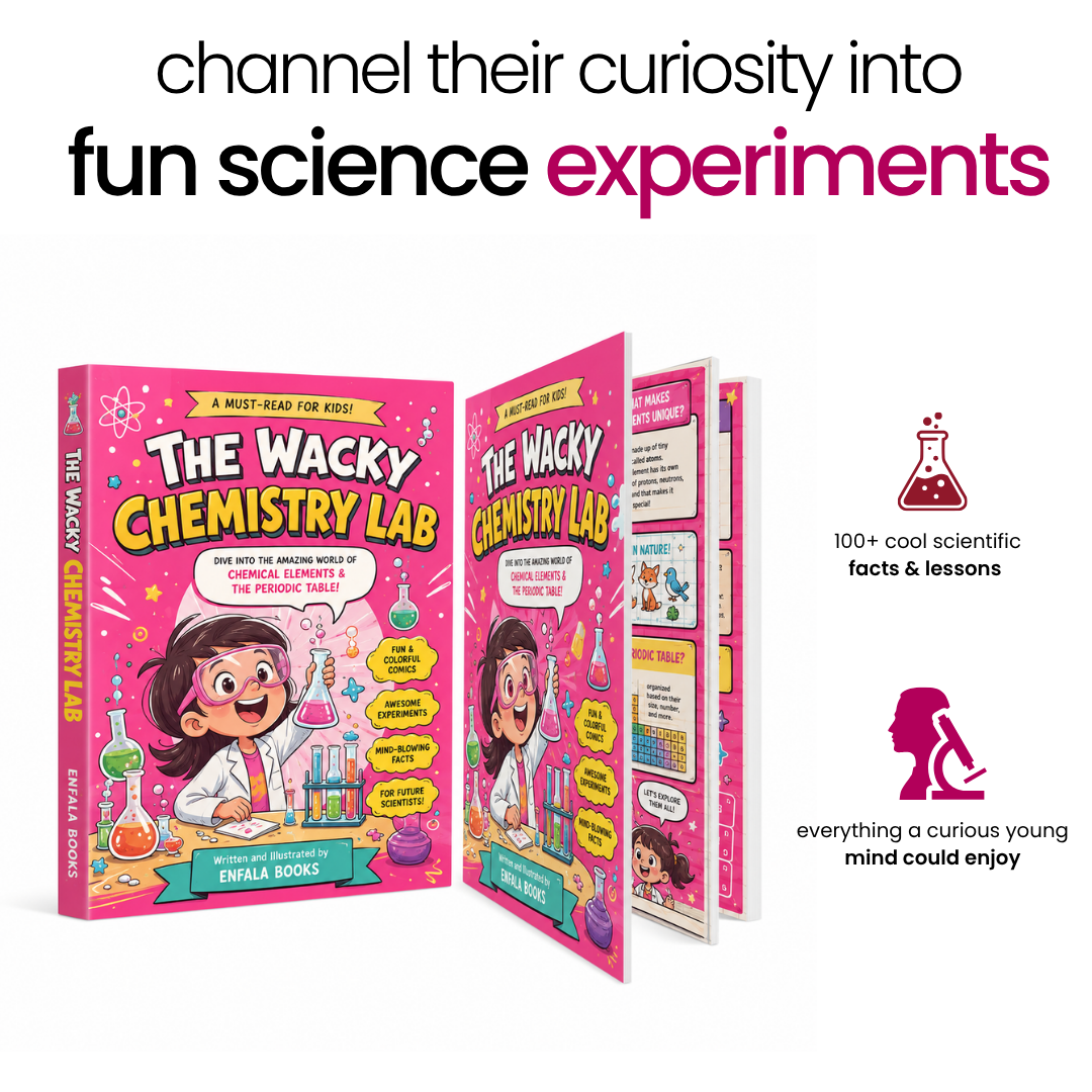 The Wacky Chemistry Lab: A Fun Chemistry Comic Guide for Kids