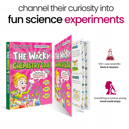 The Wacky Chemistry Lab: A Fun Chemistry Comic Guide for Kids