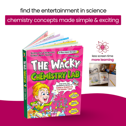 The Wacky Chemistry Lab: A Fun Chemistry Comic Guide for Kids