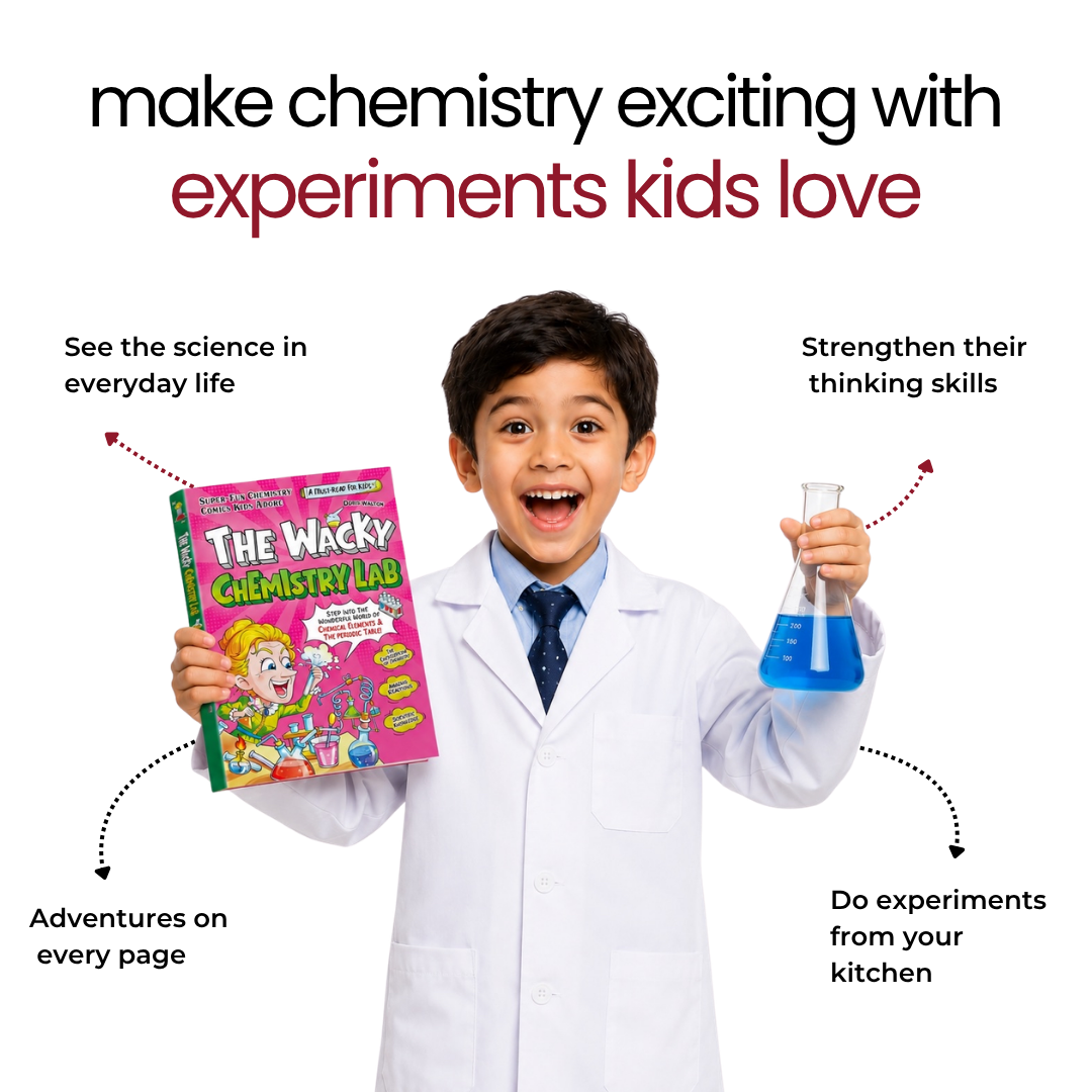 The Wacky Chemistry Lab: A Fun Chemistry Comic Guide for Kids